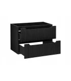 Cabinet with sink NOVA 2S, black, 80 cm order